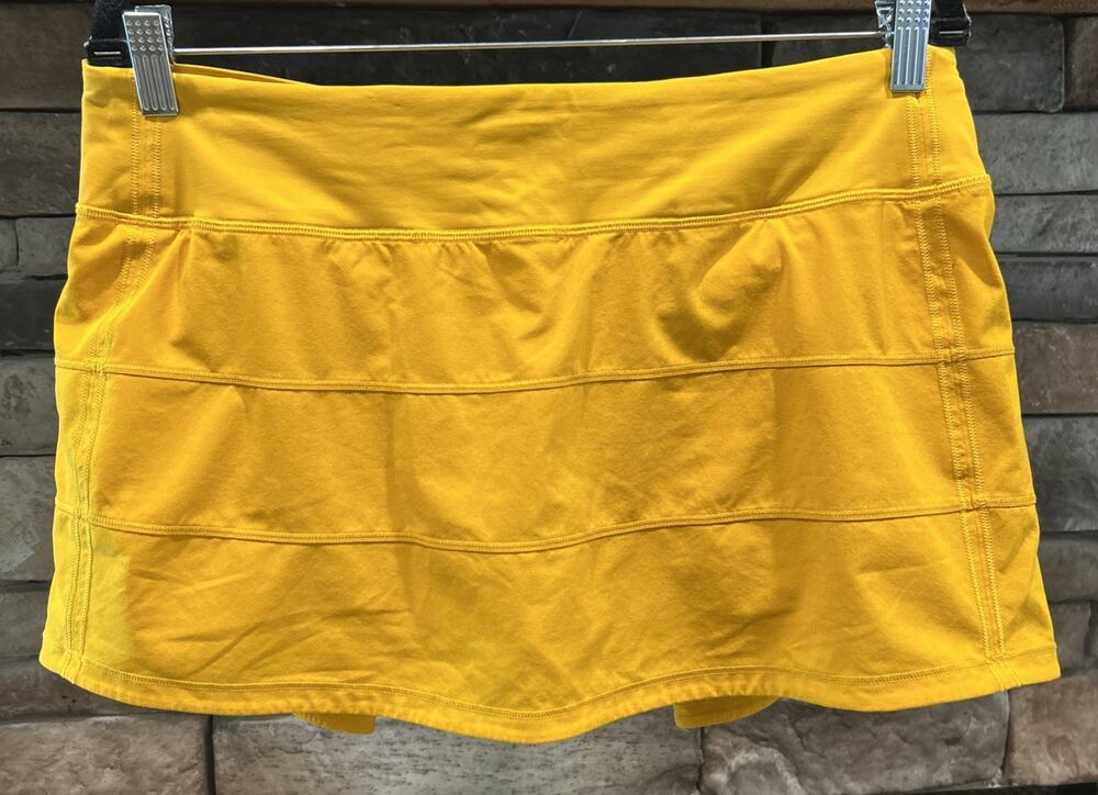 Women’s LULULEMON Clementine Pace Rival Mid Rise Skort Skirt Size 10 *A7